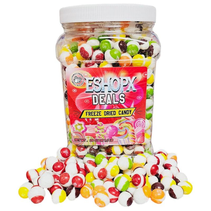eShopX Crunchy Freeze Dried Rainbow Candy 1.5 lb ( 24 oz )