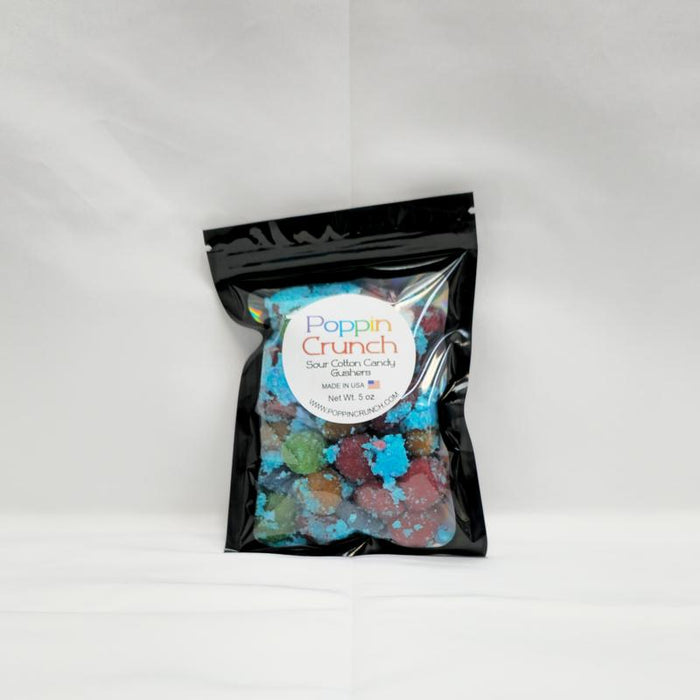Poppin Crunch Cotton Candy Gushers Candy Snacks 5oz