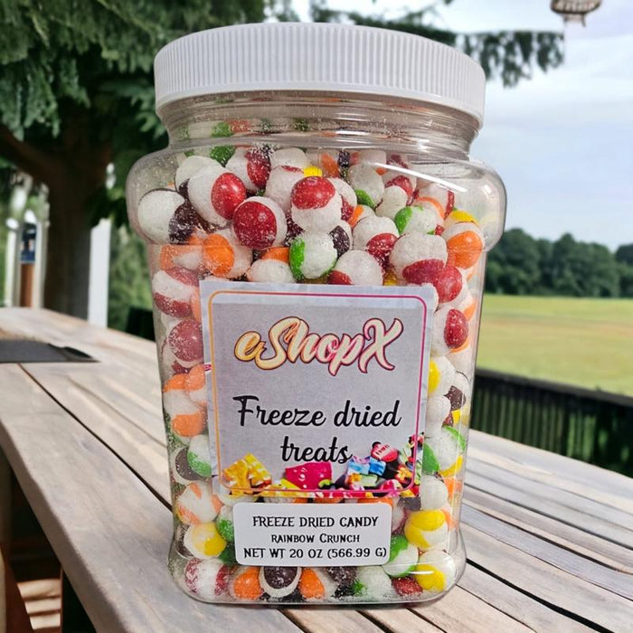 eShopX Crunchy Freeze Dried Rainbow Candy 1.5 lb ( 24 oz )