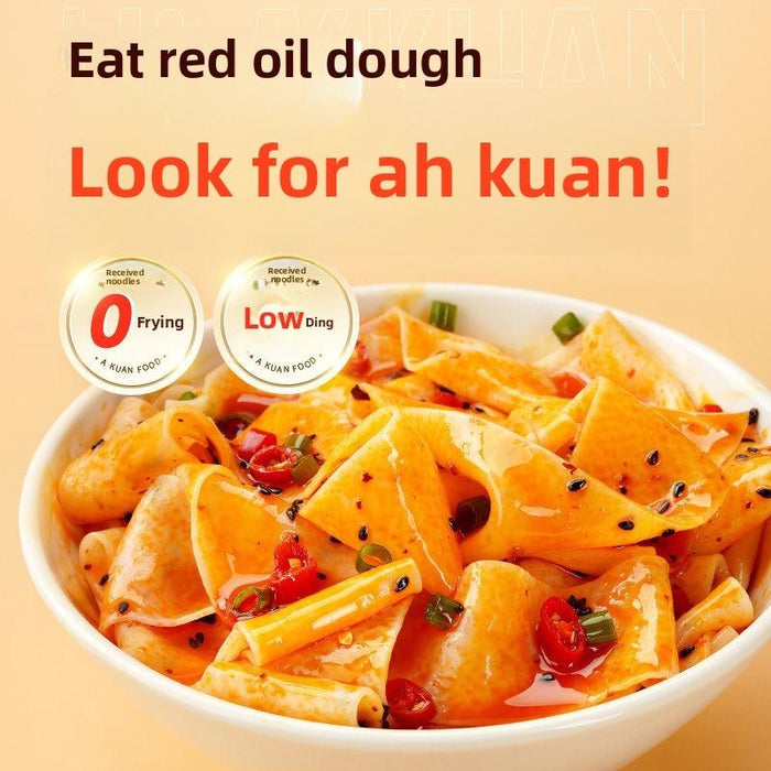 A’Kuan Chili Oil (Hot and Sour) Flavor Instant Noodles.
