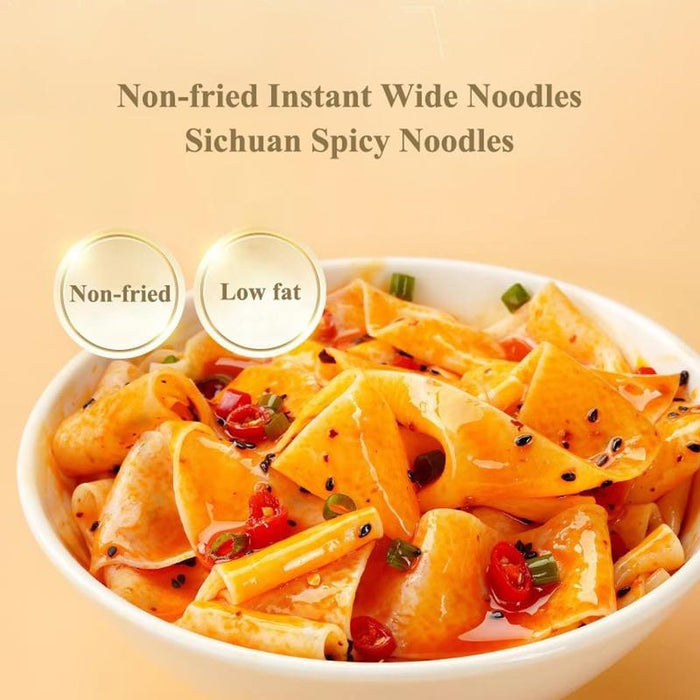 A Kuan Sesame Paste Flavor Broad Noodles 4pk 440g Instant Food